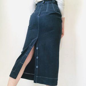 Vintage pencil skirt hi-waist XS/24"w